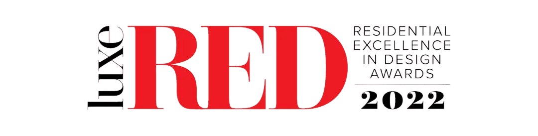 Luxe RED 2022 logo with text: 