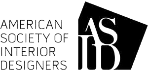Logo of the American Society of Interior Designers with stylized 