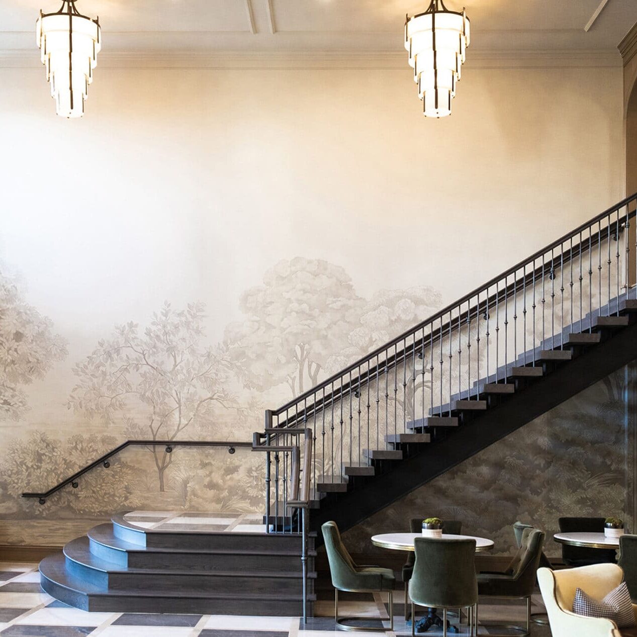 CrimsonDesignGroupBelmontHouseCommercialInteriorDesignAddisonJonesPhotographyMuralSarahHout-scaled