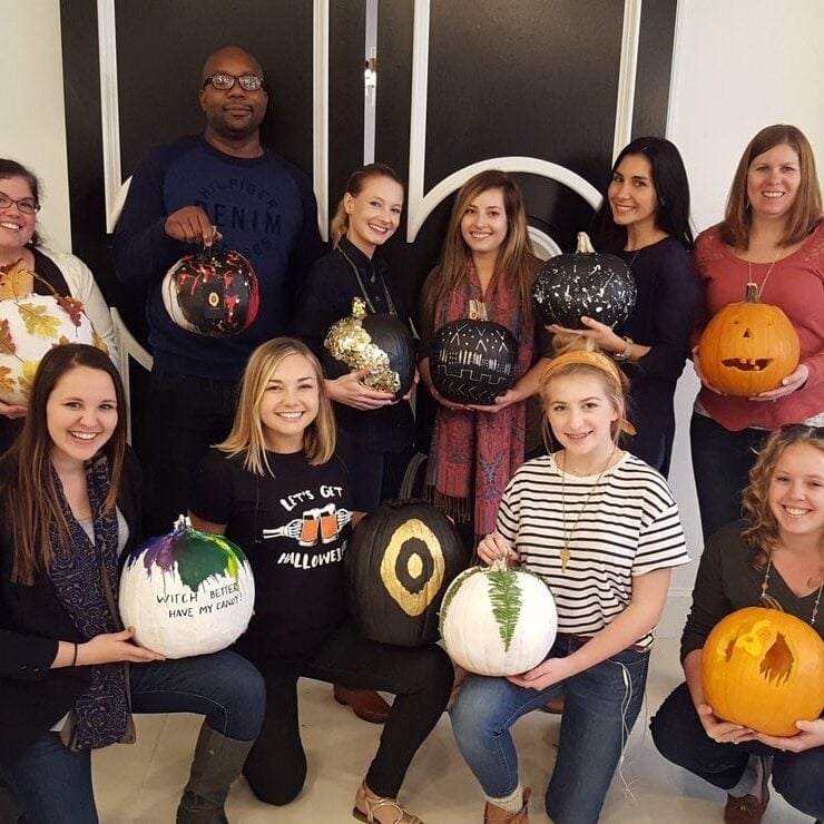 CrimsonTeamwithPumpkins