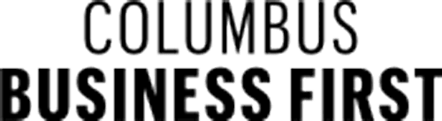 The image shows the logo for "Columbus Business First" with the text in bold, uppercase letters.