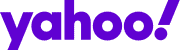 The image shows the Yahoo! logo in bold, purple lowercase letters with an exclamation mark at the end.