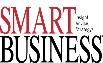 The image shows the word "SMART" in large, bold, red uppercase letters on a white background, with the rest of the text cut off on the right side.