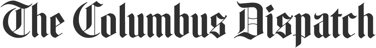 The Columbus Dispatch newspaper logo in black gothic-style font on a light background.